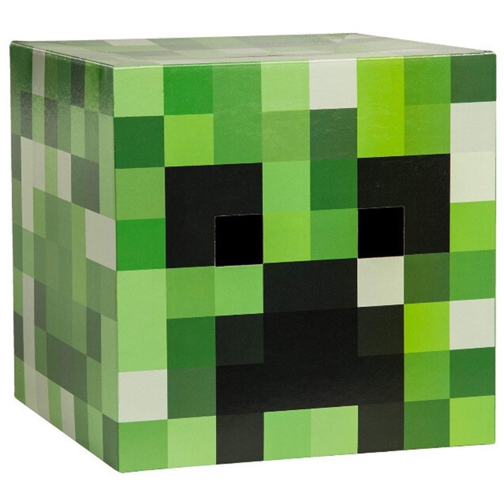 Minecraft Cardboard Head Creeper Mask
